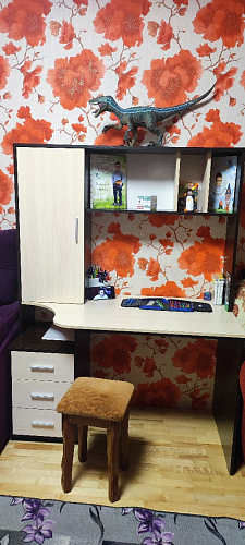 Письменный стол КСТ-16 левый венге / беленый дуб фото покупателя 101