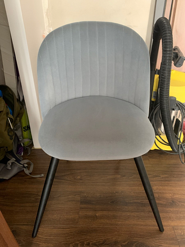 Стул на металлокаркасе Gabi green / black / silver фото покупателя 209