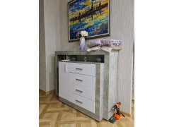 Комод Mирандa atelier / белый глянец фото покупателя 8