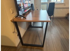 Стол Лота Лофт 120 25 мм сабия / черный матовый фото покупателя 745