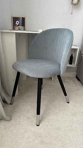 Стул на металлокаркасе Gabi latte / gold / black фото покупателя 160