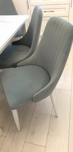 Стул на металлокаркасе Kora gray / black фото покупателя 215