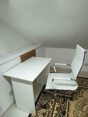 Компьютерное кресло Reus белая сетка / хром фото покупателя 47