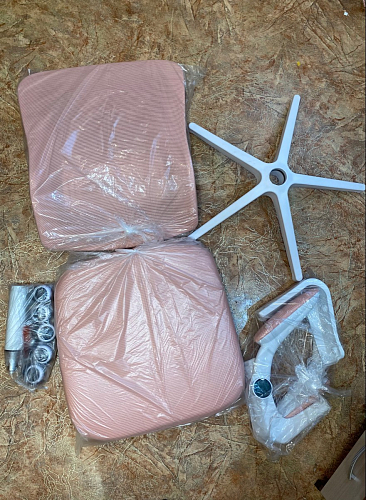 Компьютерное кресло Konfi light gray / blue / white фото покупателя 7