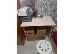 Стол письменный Kiwi белый - Уцененный экземпляр фото покупателя 56