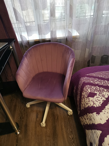 Компьютерное кресло Тибо confetti chocolate / белый фото покупателя 74