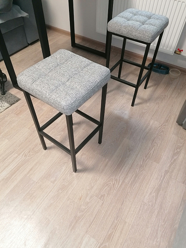 Барный стул Лофт катания минт / белый матовый фото покупателя 141