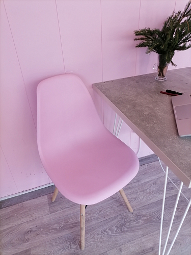 Пластиковый стул Eames PC-015 серый фото покупателя 226