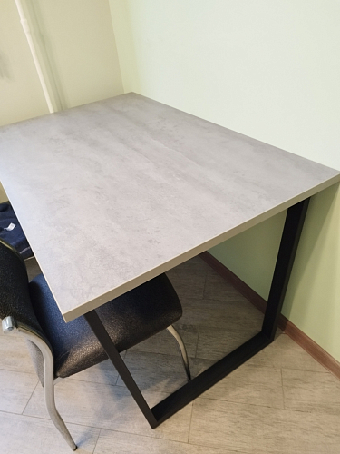 Деревянный стол Лота Лофт 140х80 дуб крафт табачный / черный матовый фото покупателя 961