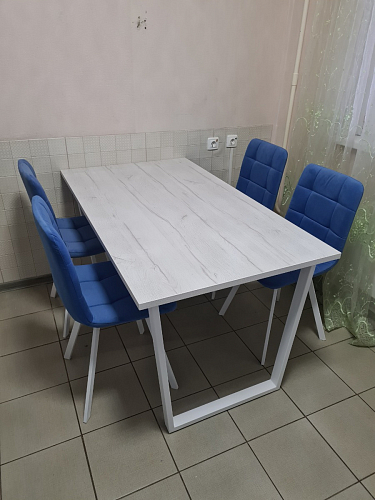 Стул на металлокаркасе Чилли К кирпичный / черный фото покупателя 524