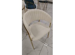 Стул на металлокаркасе Kamelia темно-серый / золотой из шоурума 14