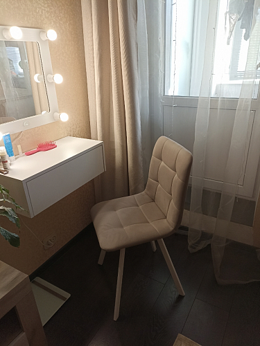 Комплект стульев Чилли 2 шт бежевый / черный фото покупателя 84