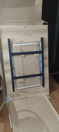 Деревянный стол Лота Лофт 120x75 дуб крафт табачный / черный матовый фото покупателя 932