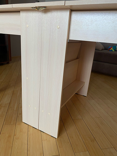 Стол обеденный раздвижной СтК7 дуб молочный фото покупателя 22