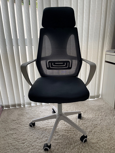 Компьютерное кресло Golem dark gray / gray / white фото покупателя 39