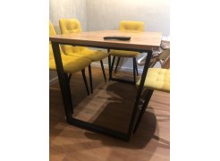 Стол Лота Лофт 140 25 мм юта / белый матовый фото покупателя 64