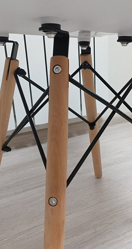 Стул Сindy Eames/Синди Имс мод. 001 yellow / natural фото покупателя 9