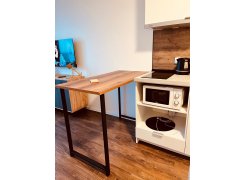 Барная стойка Дилан Лофт 120х40х90 бетон светлый фото покупателя 179