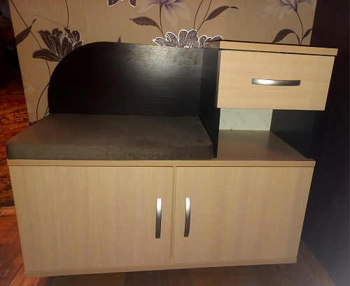 Обувница Аврора дуб млечный / венге фото покупателя 146