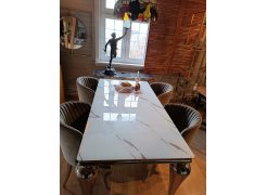 Стеклянный стол Vase белый фото покупателя 2