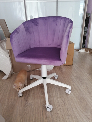 Компьютерное кресло Тибо 01 светло-коричневый / черный фото покупателя 40