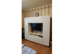 Готовая гостиная Румба белый / белый глянец  - Уцененный экземпляр фото покупателя 136