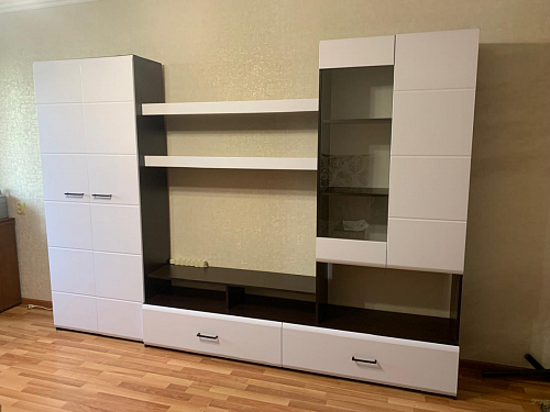 Готовая гостиная Jimenez дуб венге / белый глянец фото покупателя 98