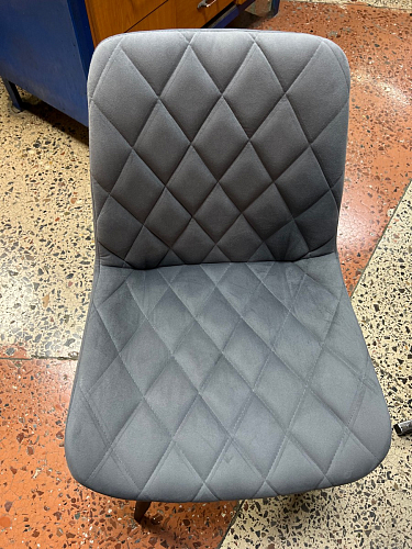 Стул на металлокаркасе Баодин К крутящийся фиолетовый teddy 944 / черный фото покупателя 9