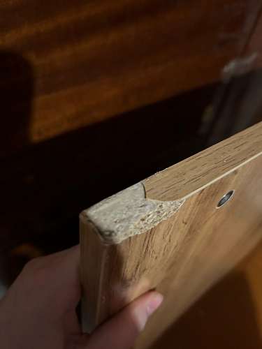 Письменный стол Битти Лофт 116х60х75 дуб делано светлый / белый матовый фото покупателя 40