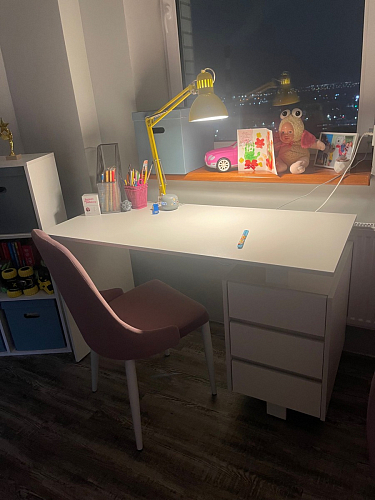 Стул на металлокаркасе Kora green / black фото покупателя 186