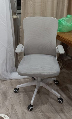 Компьютерное кресло Konfi light gray / white фото покупателя 135