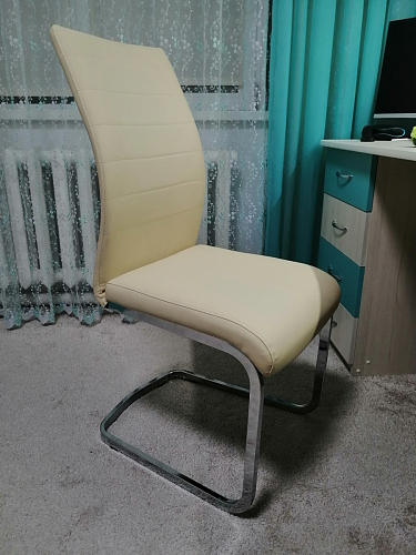 Стул Basit light grey fabric фото покупателя 11