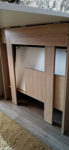 Стол обеденный раздвижной СтК7 дуб молочный фото покупателя 121