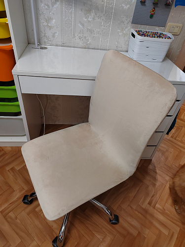 Компьютерное кресло One/Ван флок серый 29 фото покупателя 47