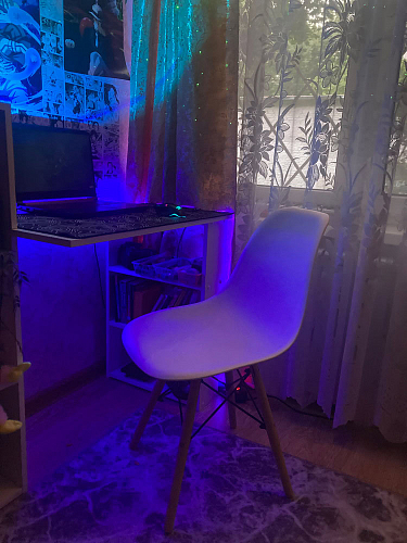 Стул Сindy Eames/Синди Имс мод. 001 yellow / natural фото покупателя 45
