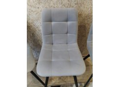 Стул на металлокаркасе Чилли синяя ткань / белый фото покупателя 307