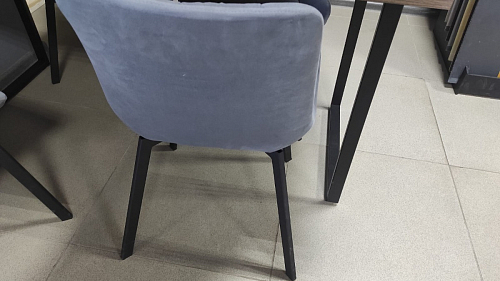 Стул на металлокаркасе Челси К бирюзовый / черный фото покупателя 171