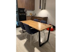 Стол Лота Лофт 140 25 мм юта / белый матовый фото покупателя 73