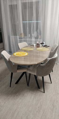 Стул на металлокаркасе Velen dark blue фото покупателя 14