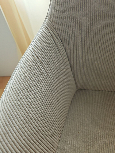 Компьютерное кресло Dublin/Дублин хром / вельвет графит фото покупателя 33