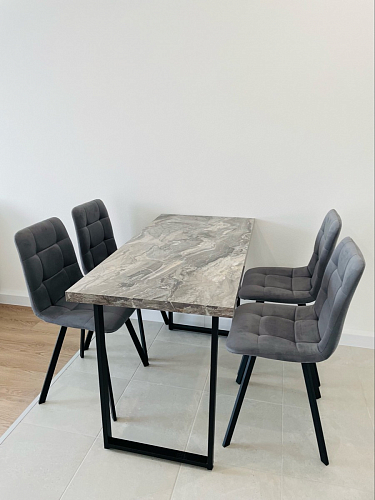 Стул на металлокаркасе Чилли зеленый / белый каркас фото покупателя 415