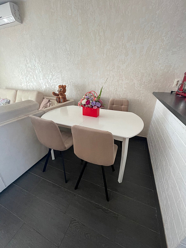 Комплект стульев Чилли 4 шт бежевый / черный фото покупателя 171