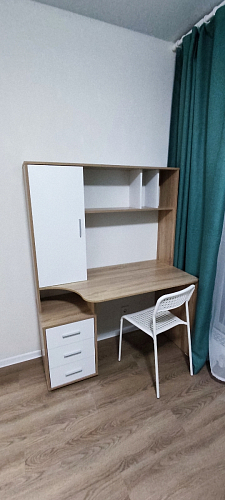 Стол компьютерный КСТ-16 бетон / белый фото покупателя 43