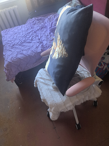 Компьютерное кресло Konfi gray / blue / white фото покупателя 247