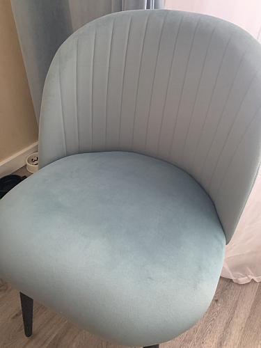 Стул на металлокаркасе Gabi gray / black фото покупателя 279