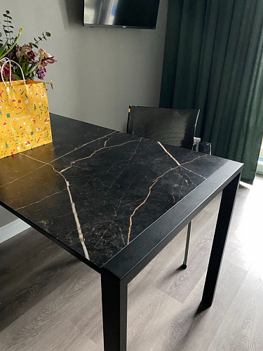 Стол Центавр бетон / графит фото покупателя 53