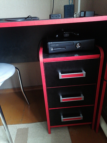 Тумба Ханна черная / красная - Уцененный экземпляр фото покупателя 166