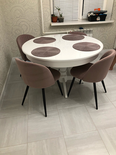 Стул на металлокаркасе Gabi green / black / silver фото покупателя 263