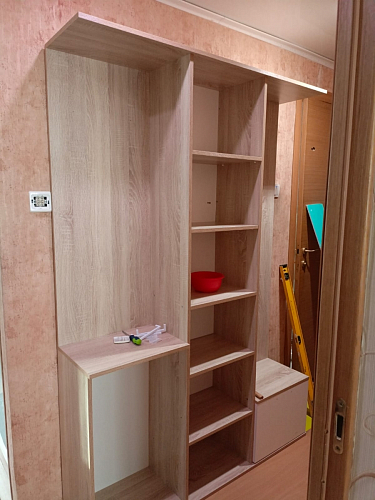 Готовая прихожая Пети дуб сонома / белый фото покупателя 59