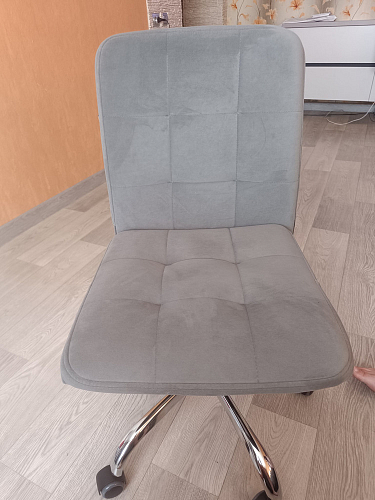 Компьютерное кресло Fiesta/Фиеста флок серый 29 фото покупателя 17